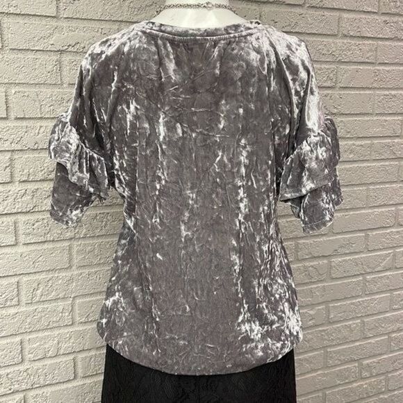 Mossimo Supply Co. Velour Top Size S - Picture 3 of 5